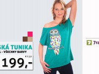 Aktuální akce - Dámská tunika Happy Owl, Sova se slevou 61%